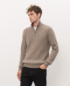 Castangia dal 1850 Brown wool and cashmere sweater BTMOD7