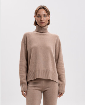 Peserico Beige wool, silk and cashmere sweater A99268F07K09283