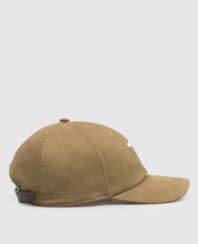 Tom Ford Khaki cap with monogram MH005TCN061G
