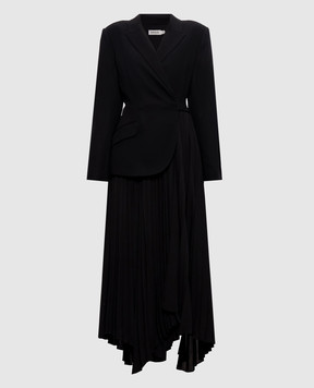 Simkhai Black Ambretta double-breasted dress 1257001Q