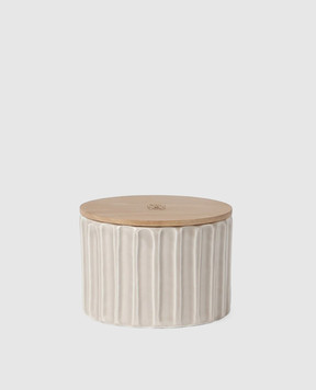 Brunello Cucinelli Scented candle in a ceramic candle holder MLCANDRV1