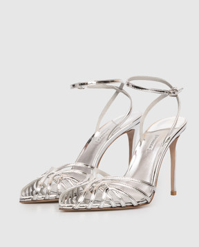 Le Silla Silver sandals EMBRACE 2309B100RCPPMRA