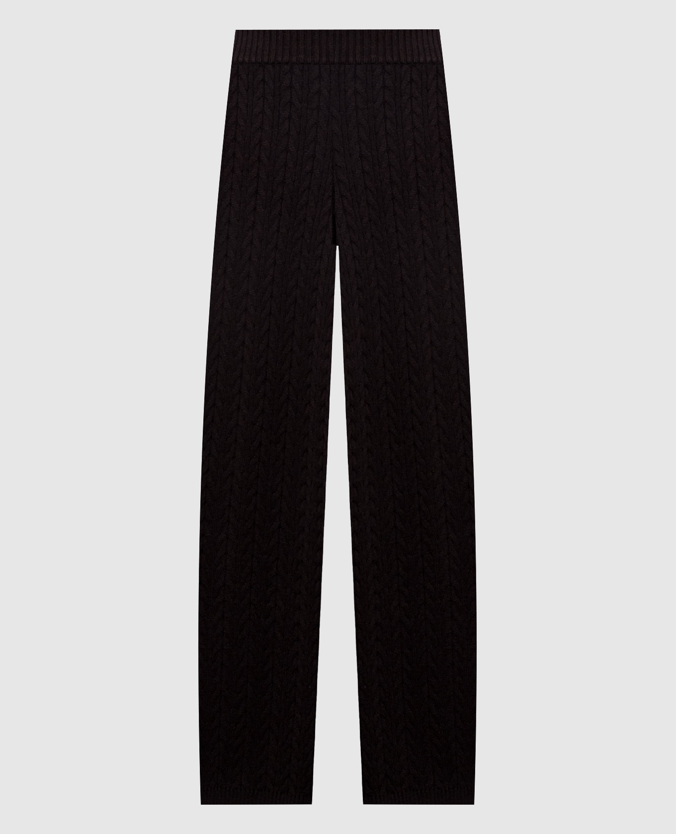 Brown cashmere sweatpants