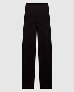 Agnona Brown cashmere sweatpants K7120106K080Q