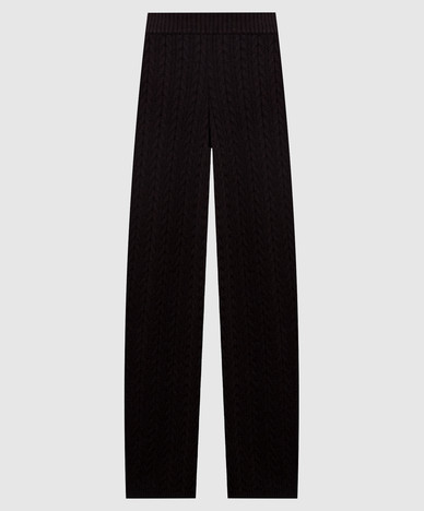 Brown cashmere sweatpants