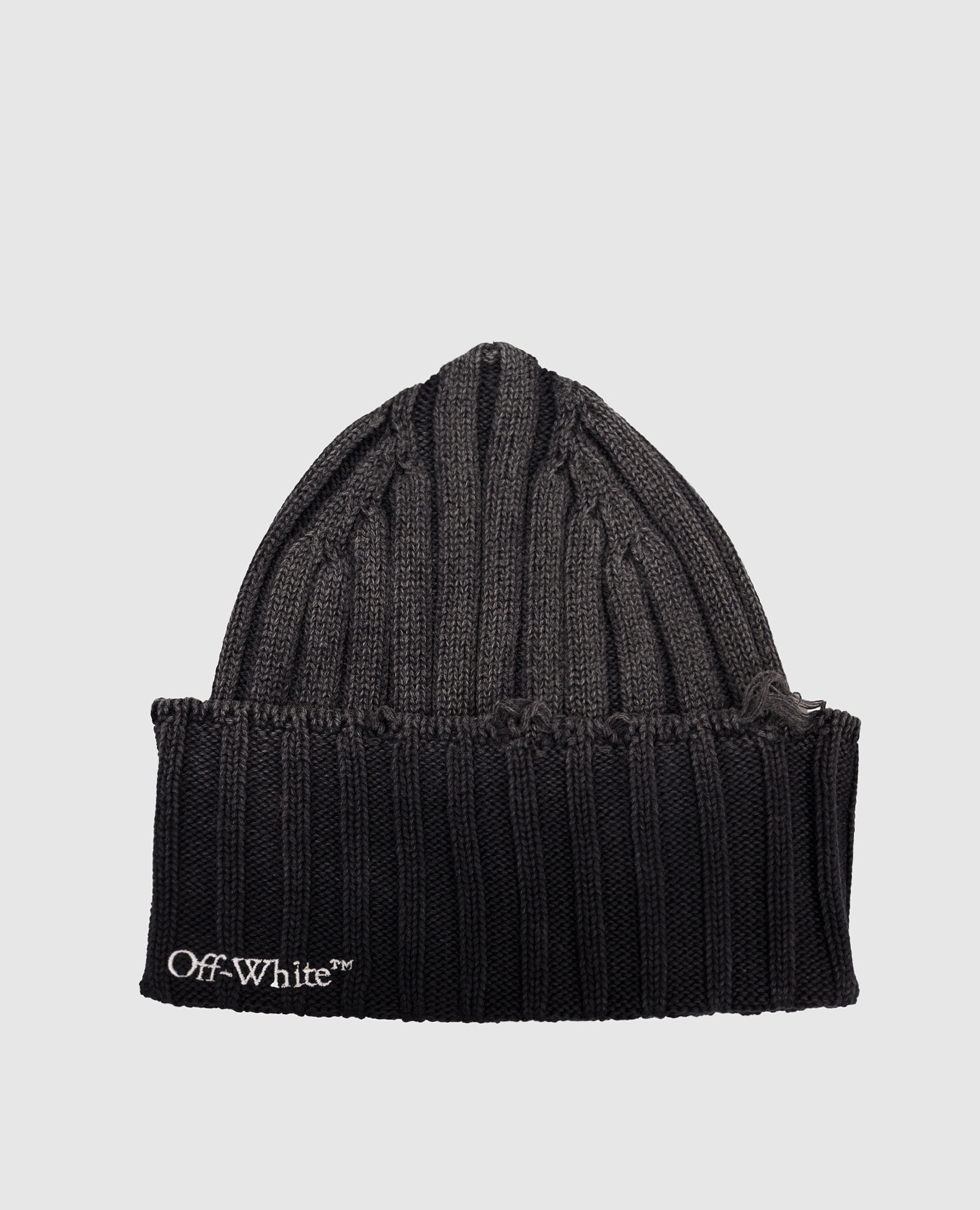 

Gray hat with vintage effect Off-White, Grey