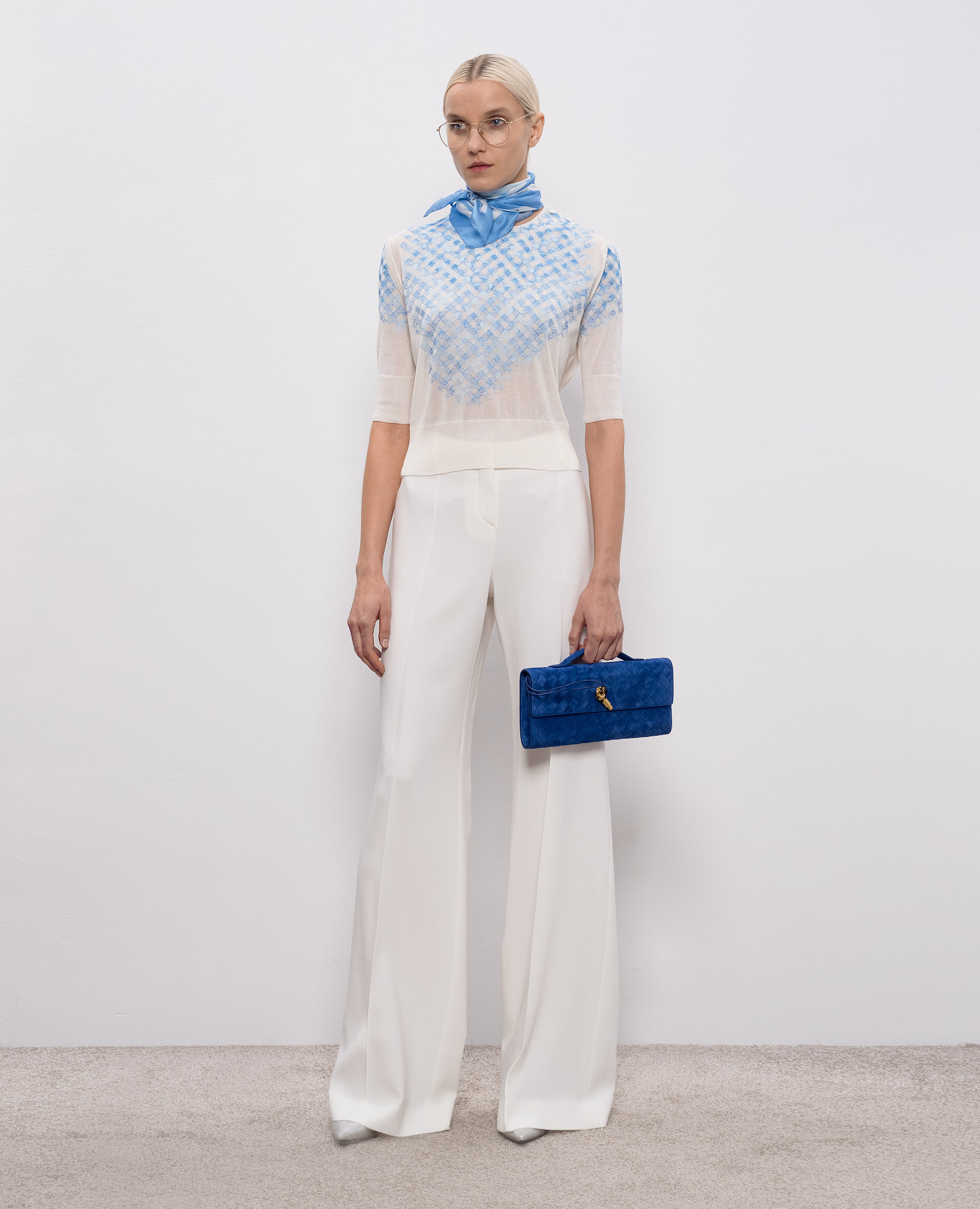 

White top with embroidery Ermanno Scervino
