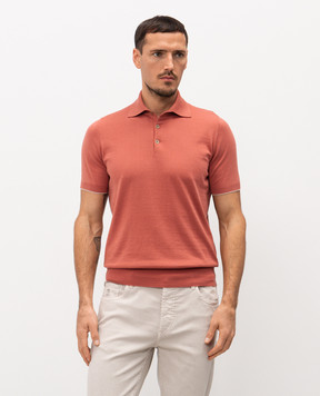 Brunello Cucinelli Red polo M29800125
