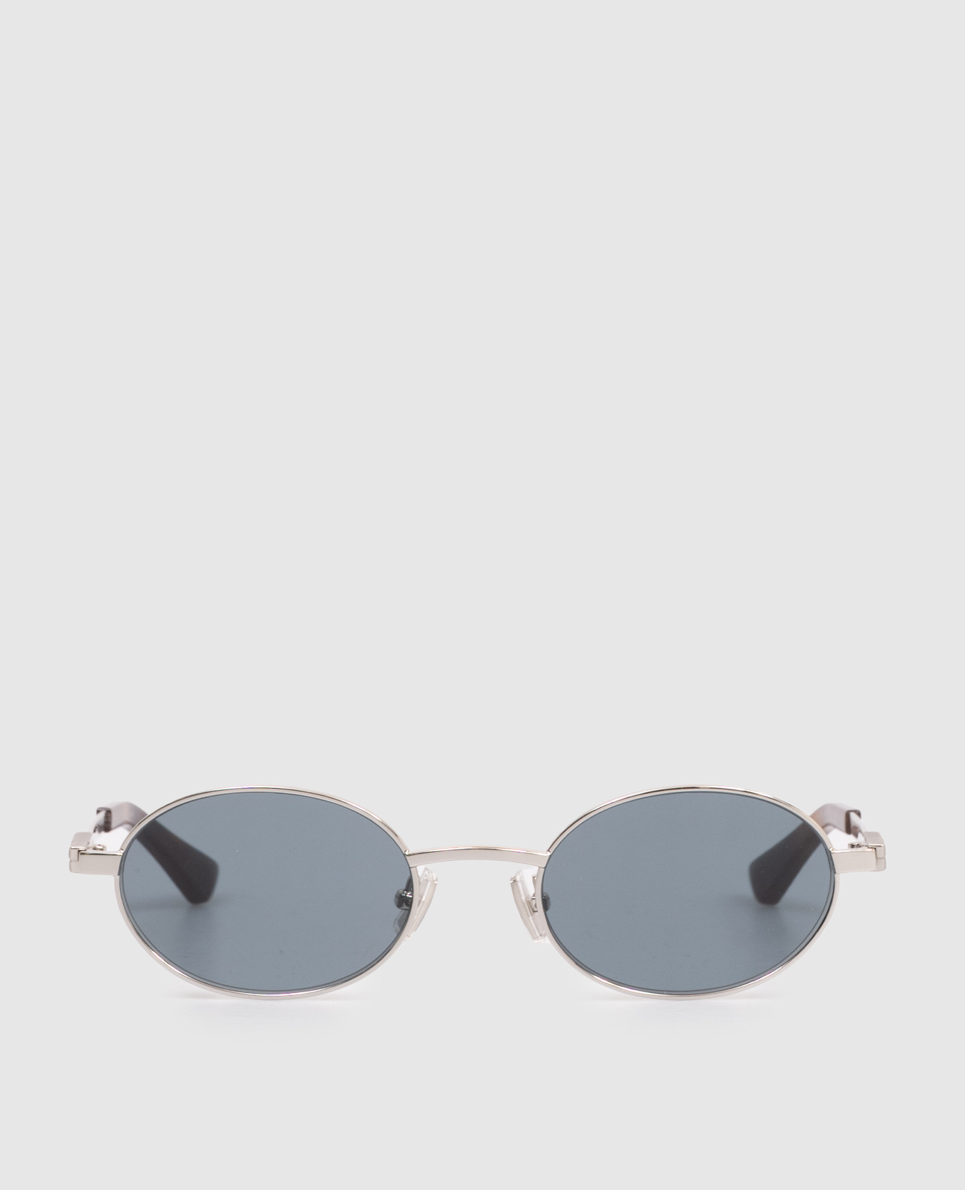 Silver oval sunglasses