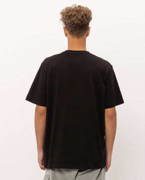 C.P. Company Black t-shirt with logo print MTS184A005100W