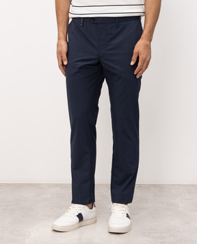 Florentino Blue checked pants 126568612706