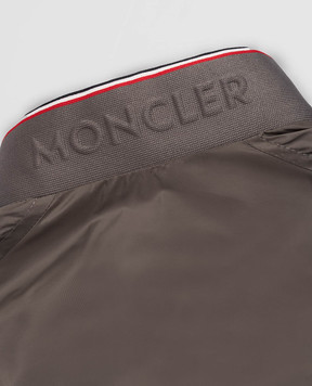 Moncler ENFANT Hilmi children's windbreaker in khaki color L19541A0003953A5E