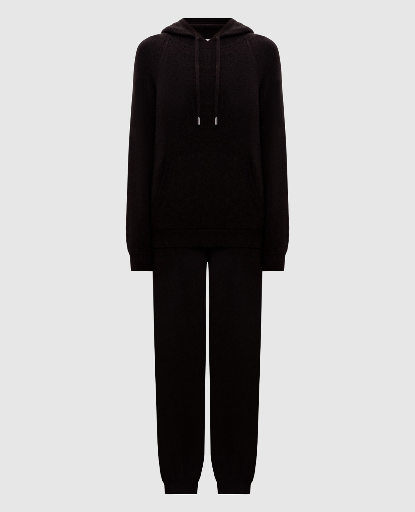Brown cashmere tracksuit