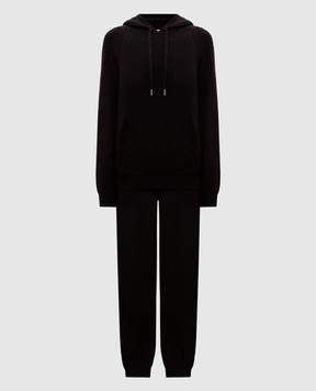 Babe Pay Pls Brown cashmere tracksuit MD9891312341R