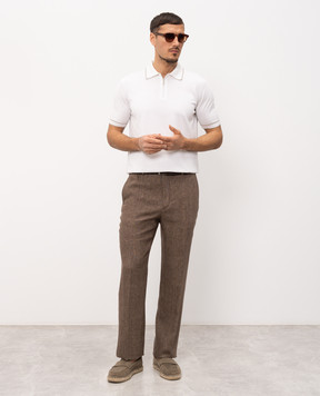 Castangia dal 1850 Ivory polo shirt NCCA12MCE26