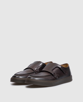 Doucal's Brown leather monks DU3583STEVUF188