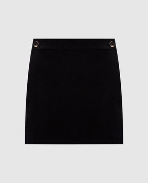 Max Mara Sportmax Black OTTUSO double-layered skirt shorts SPXOTTUSO