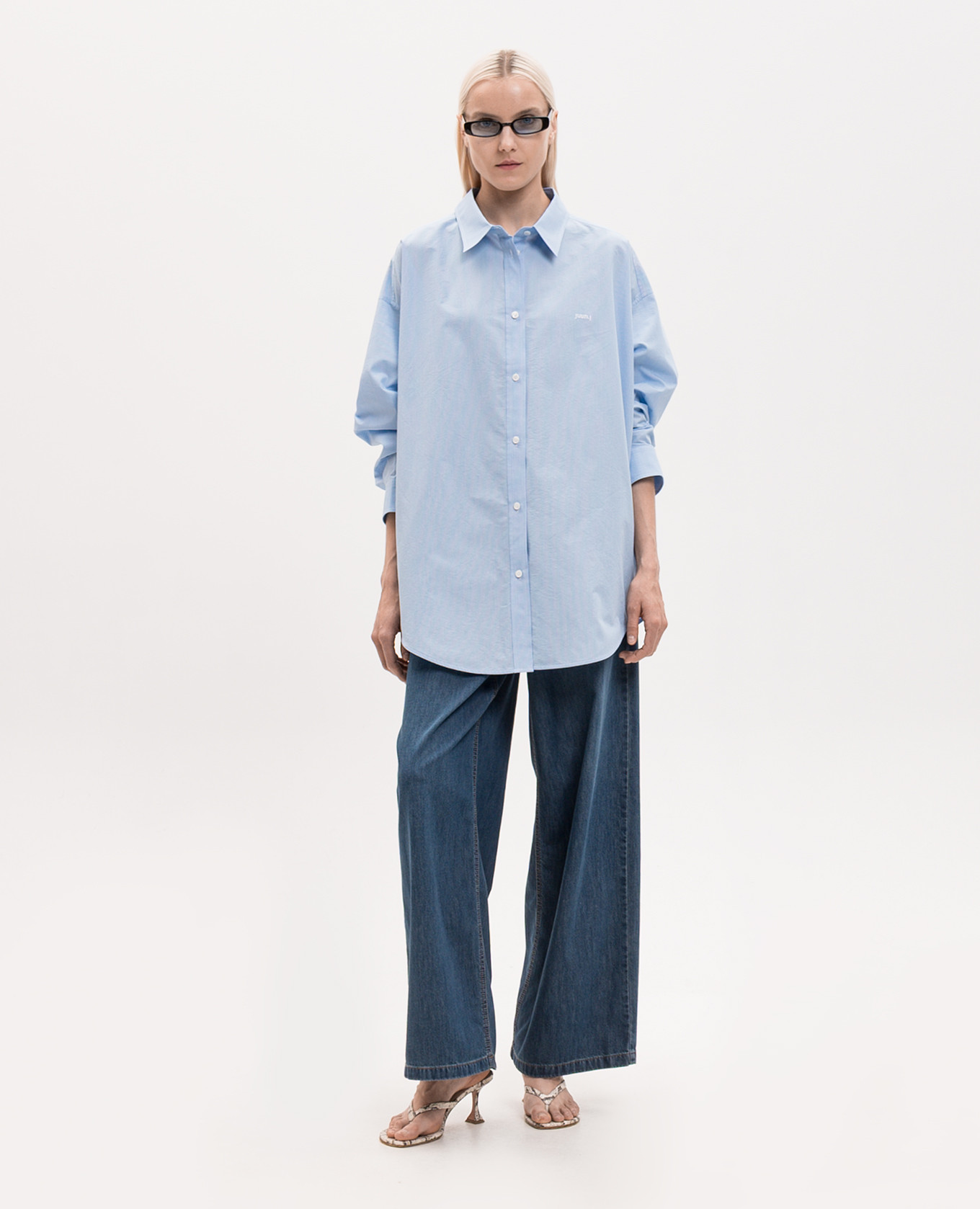 

Blue striped shirt Juun.j, Light blue