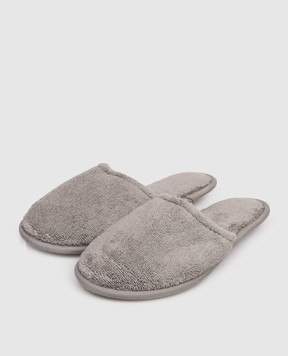 L'appartement Gray Chicago terry slippers CHICAGOSLIPPERS