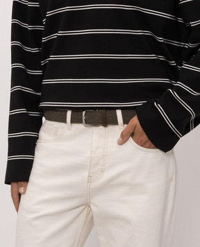 Orciani Brown belt Elast winter U08431EWI