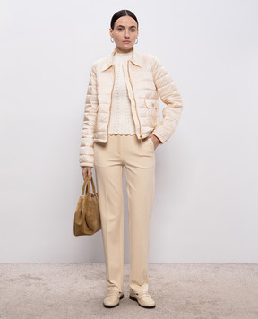 Twinset Beige jacket with logo 261TP2321