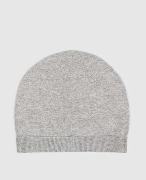 Dolce&Gabbana Grey melange cashmere hat FXQ30TJBW2L