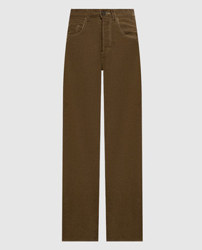 UMA WANG Khaki pants with wool UP3036