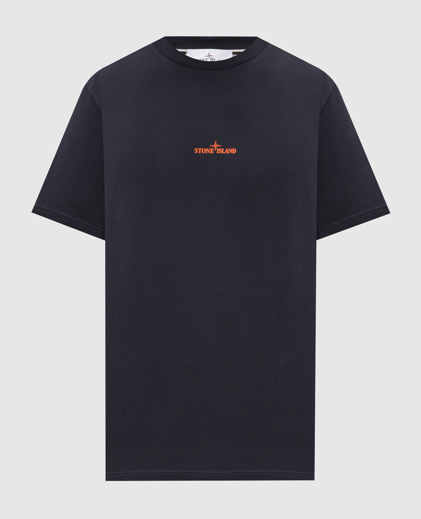 Navy blue printed T-shirt