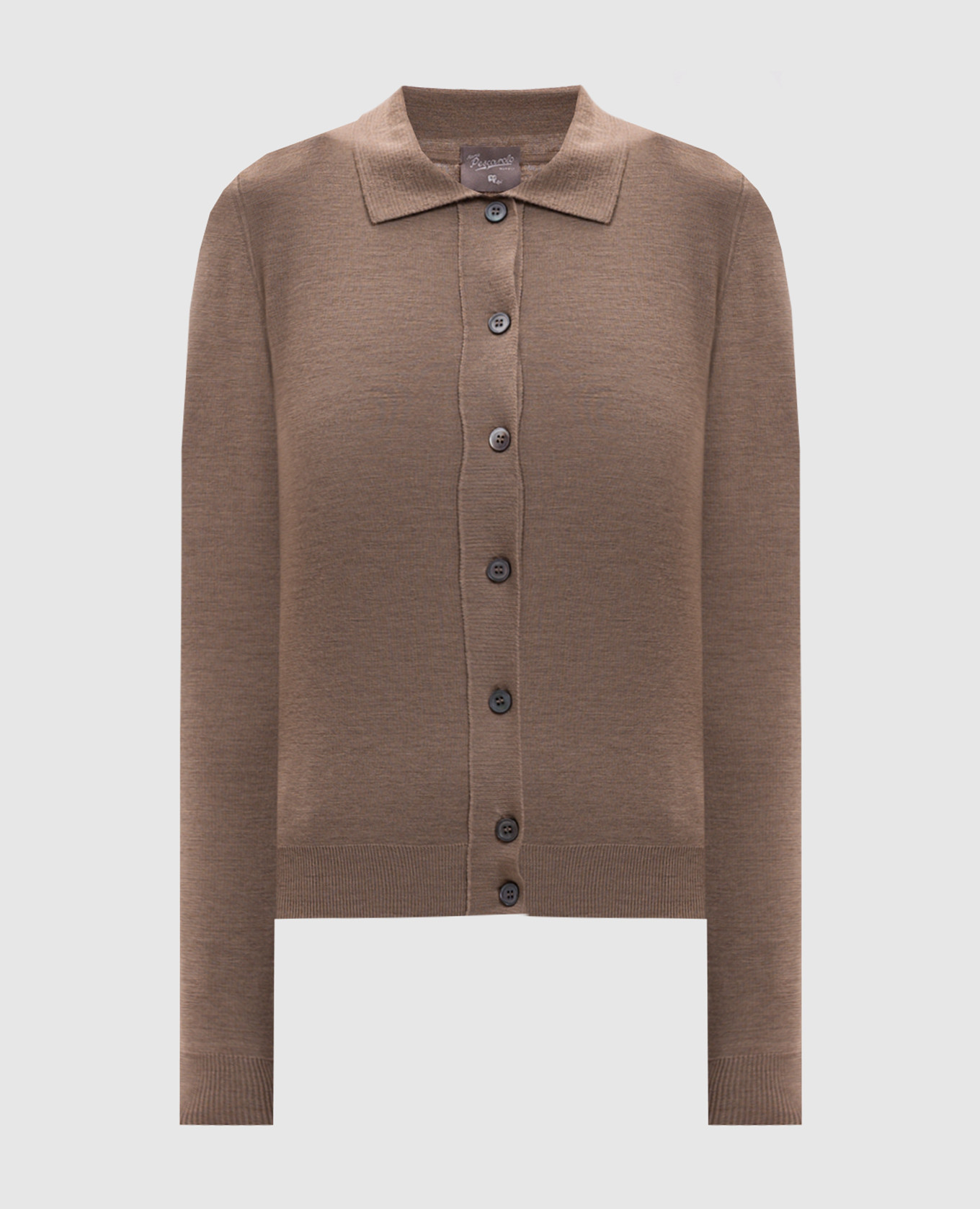 Beige wool cardigan
