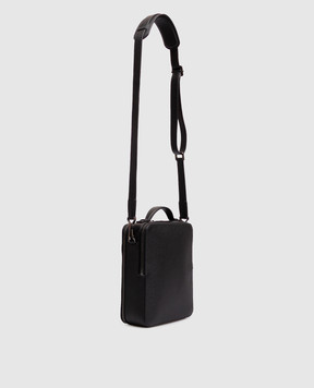 Stefano Ricci Black leather bag with emblem ND218GTUVD