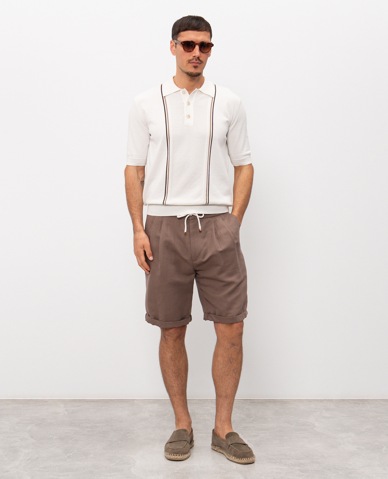 Ivory polo shirt Cashmere&Whiskey 2