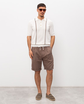 Cashmere&Whiskey Ivory polo shirt M54268158