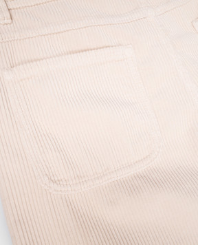 Brunello Cucinelli Children's beige corduroy pants B280UP118C