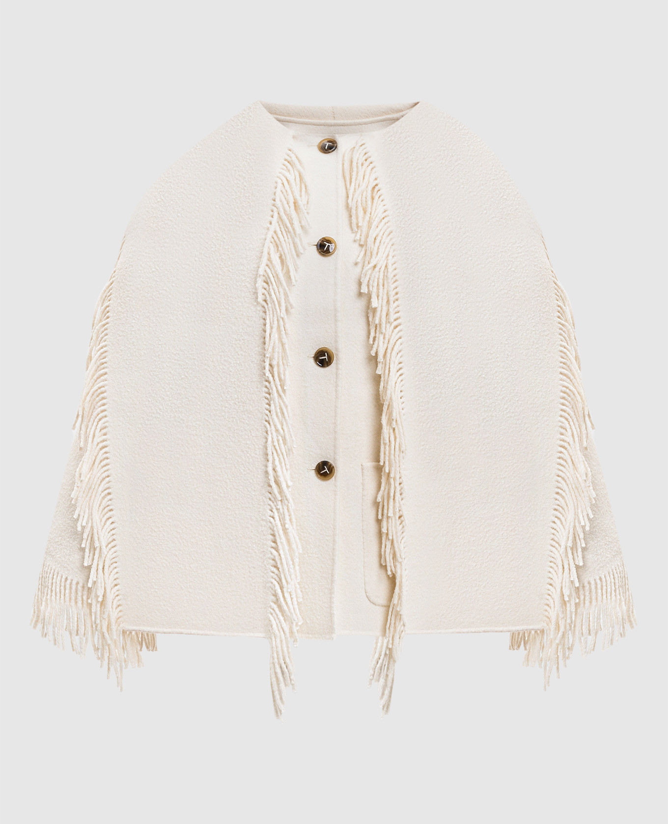 

White coat with wool Toteme