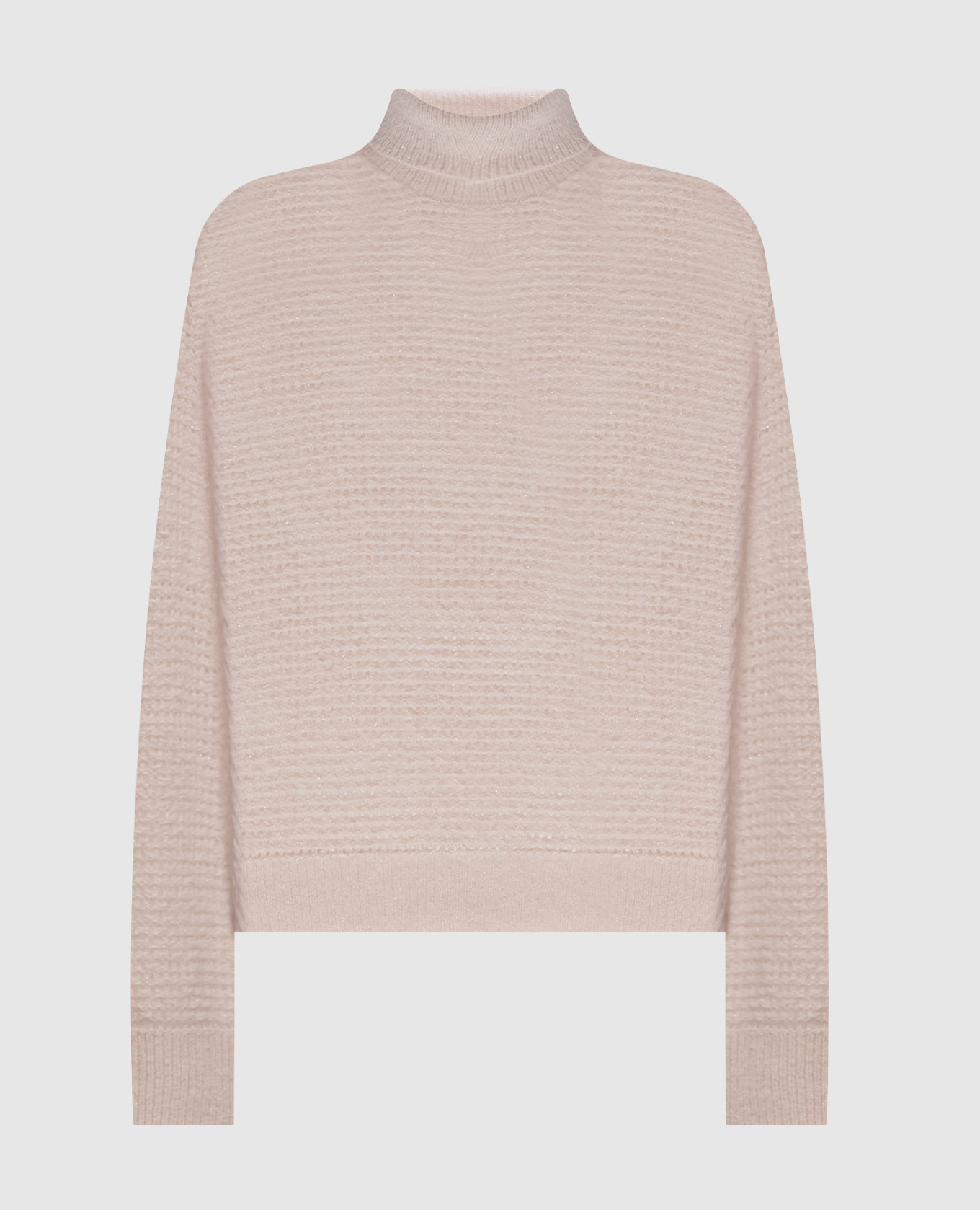 Beige alpaca wool sweater