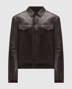 Tom Ford Brown leather jacket LBI004LMG033