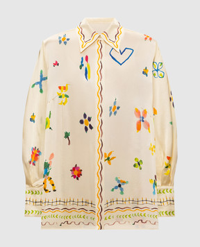 Alemais Yellow Sidi silk blouse 6385T