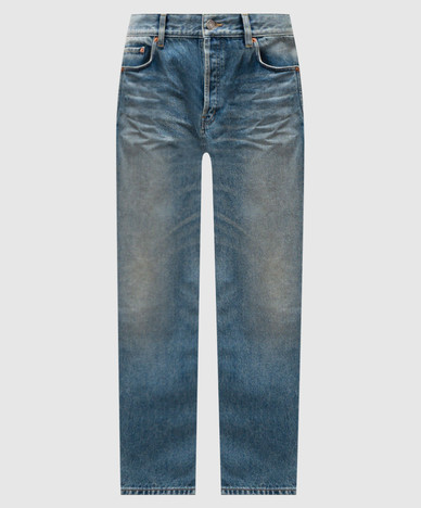 MICK blauwe jeans met een versleten effect