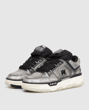 AMIRI Gray leather MA-1 sneakers AMSNSN1056