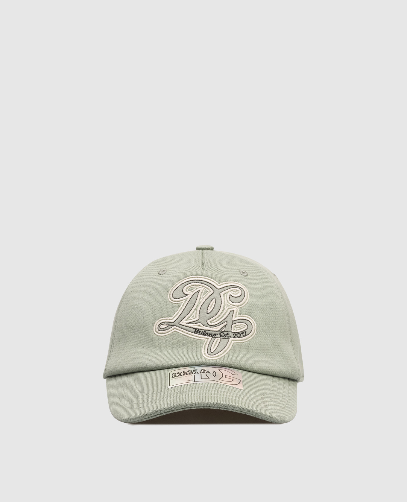 

Children's green cap with monogram embroidery Dolce&Gabbana