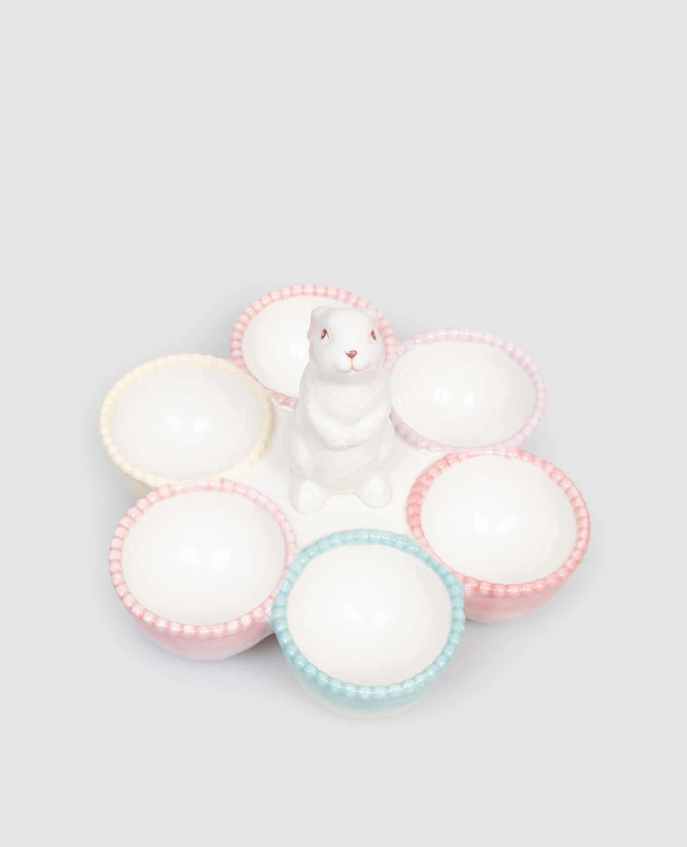 

Ceramic egg holder with Easter bunny Palais Royal, White