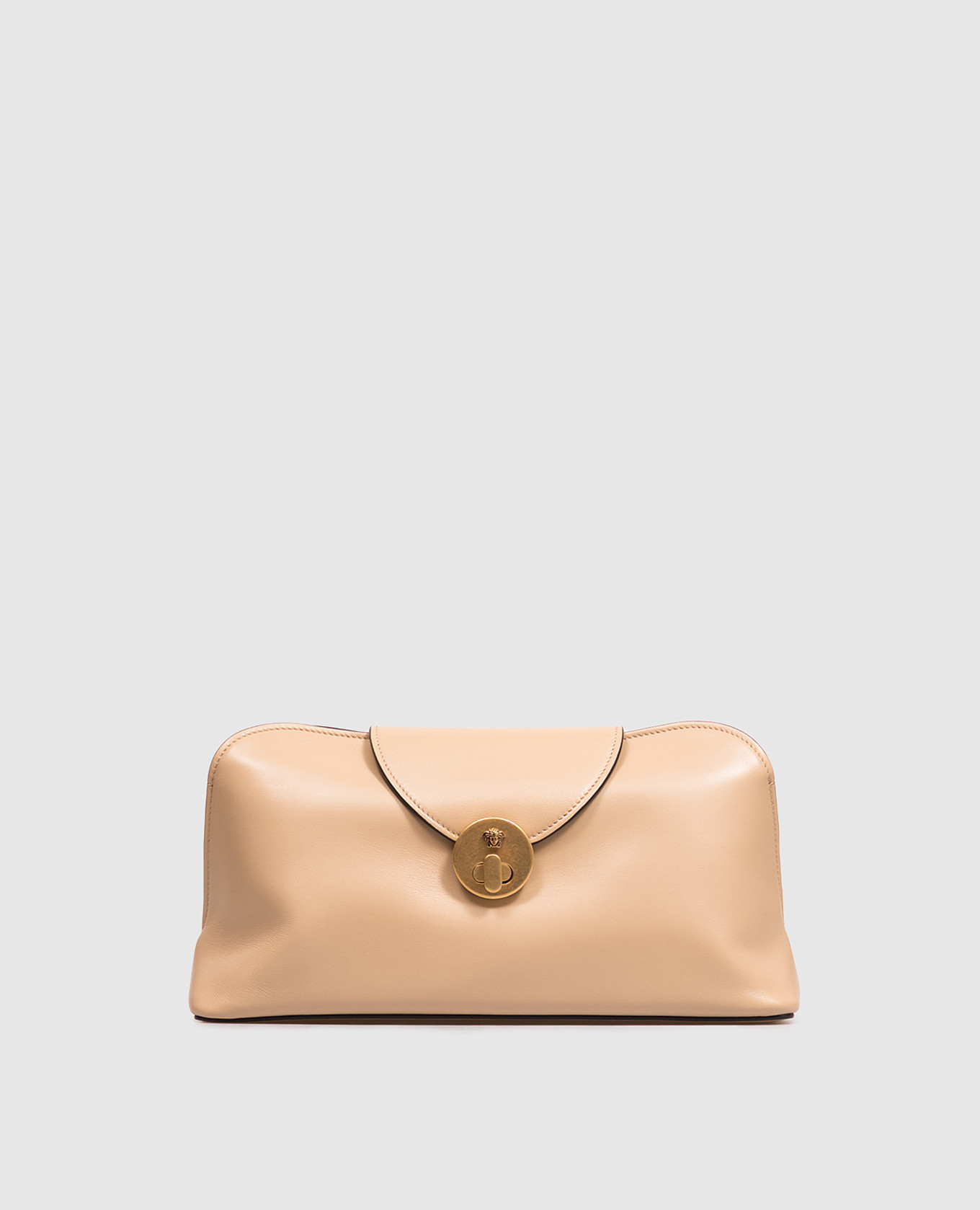 Beige leather bag Vivian