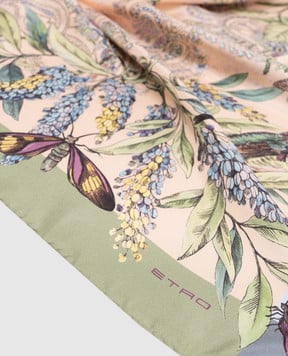 Etro Floral print silk scarf WAXA0006AKE64