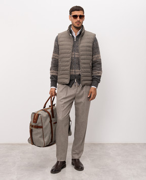 Brunello Cucinelli Gray down vest MV4081797