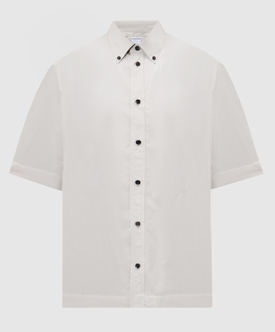 Gray short-sleeved shirt
