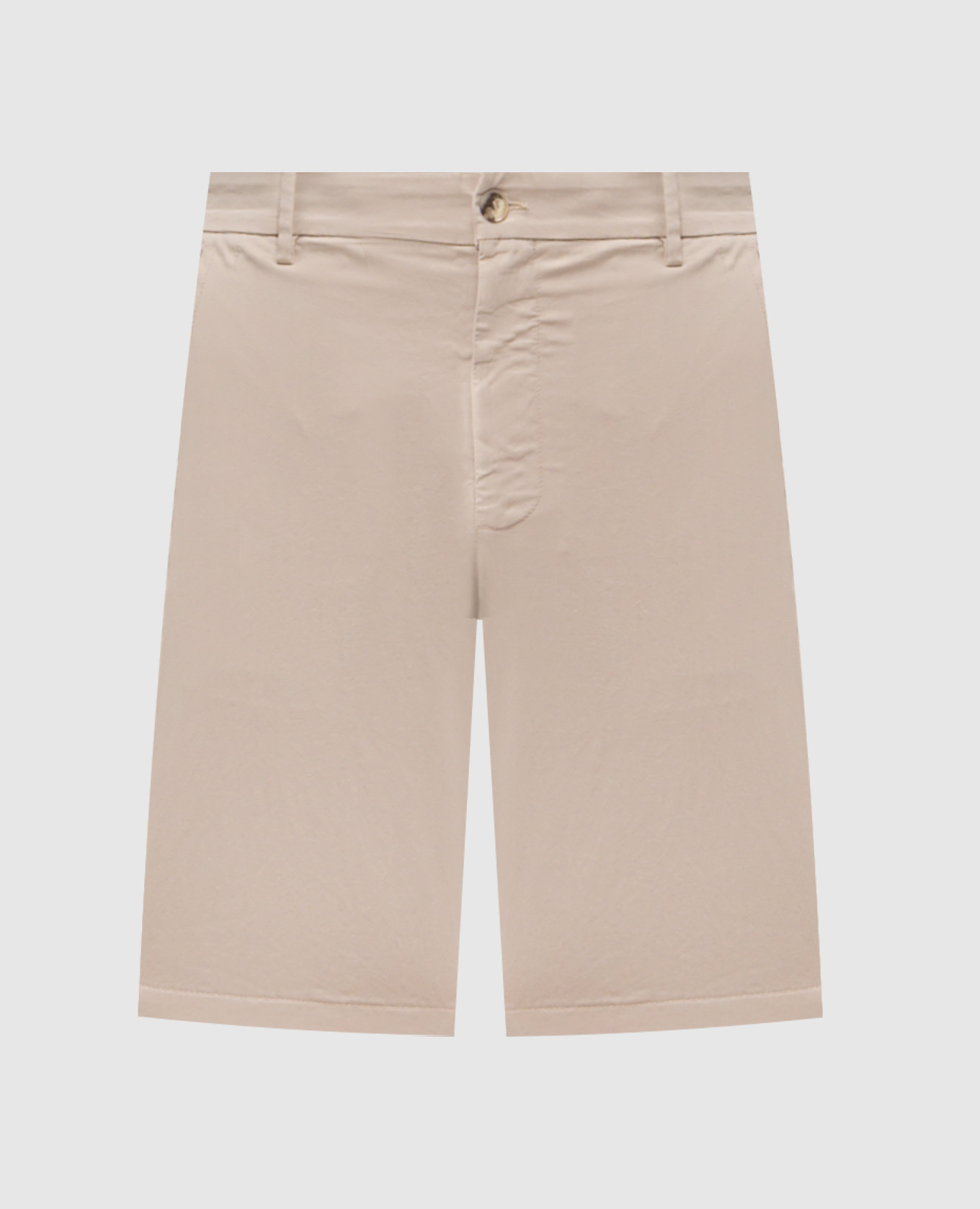 

Beige shorts with cotton Canali