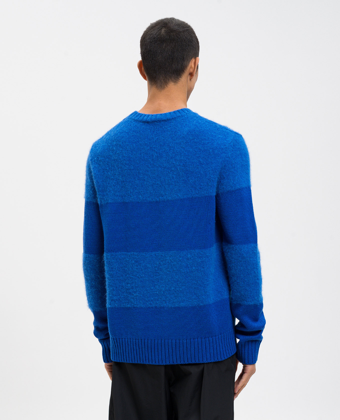 Stairway blue alpaca sweater Off-White 4