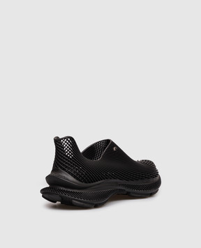 Stefano Ricci Black sneakers with emblem UG01G2423TPSDPW