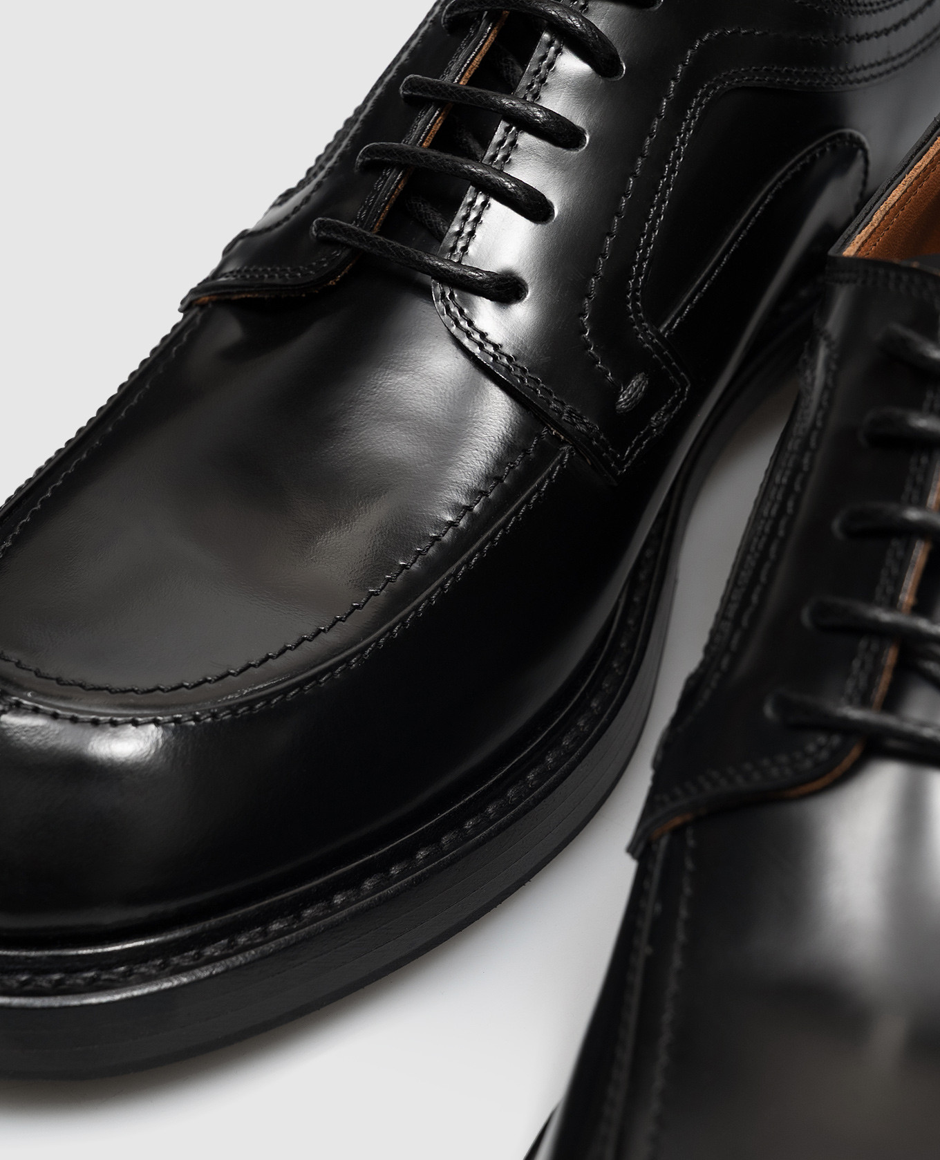 Black leather derby shoes Dolce&Gabbana 5