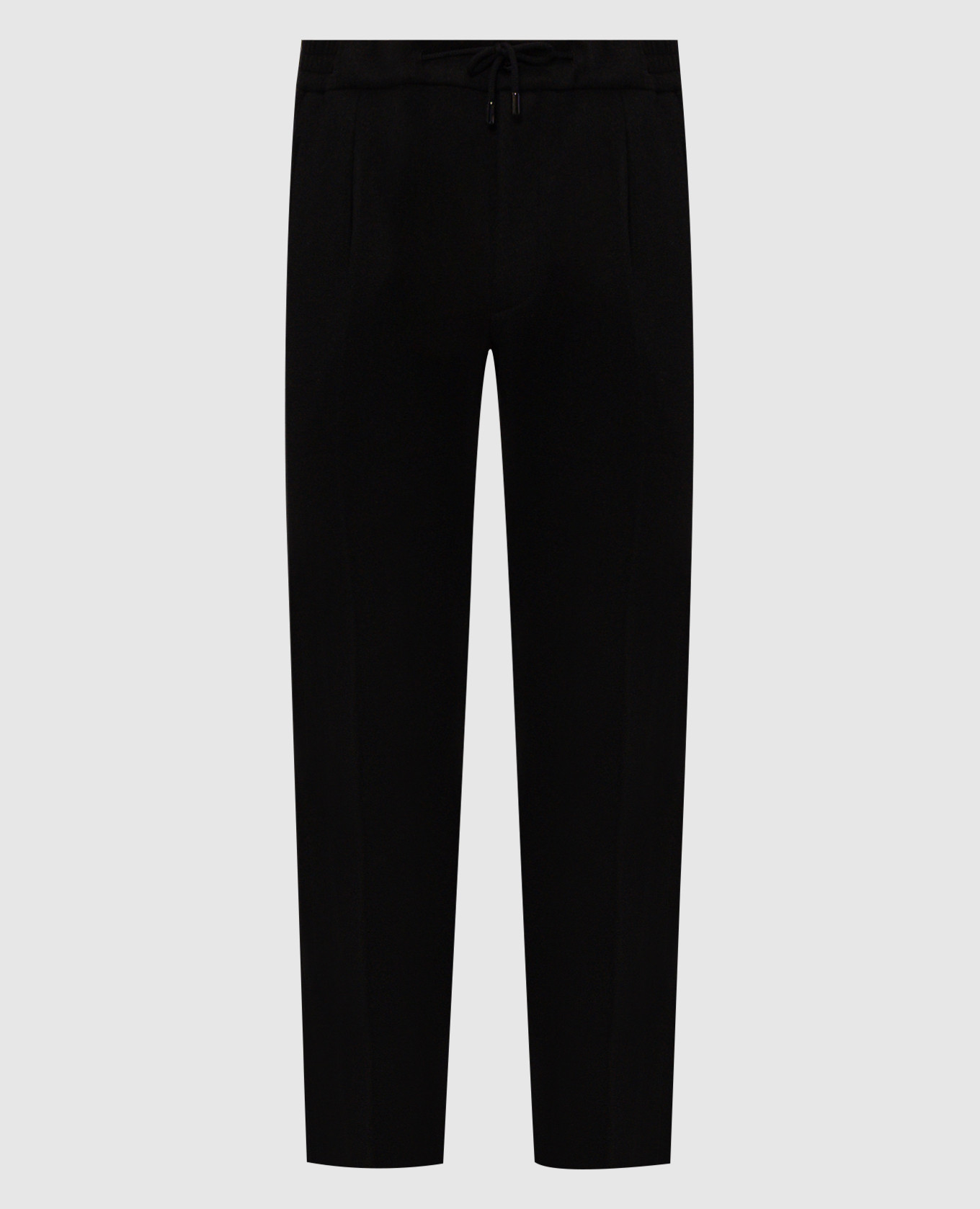 Black cashmere pants